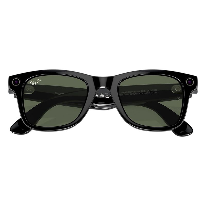 Ray-Ban-Meta-Wayfarer-Sunglasses-Black---Gnull5-Green