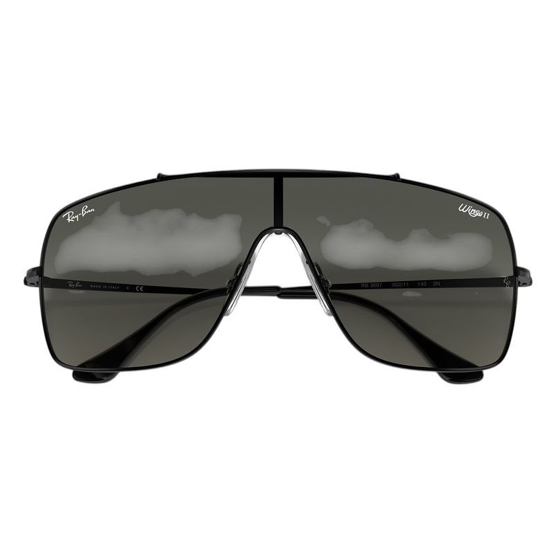 Ray-Ban-Wings-II-Sunglasses-Polished-Black---Grey-Gradient---Dark-Grey