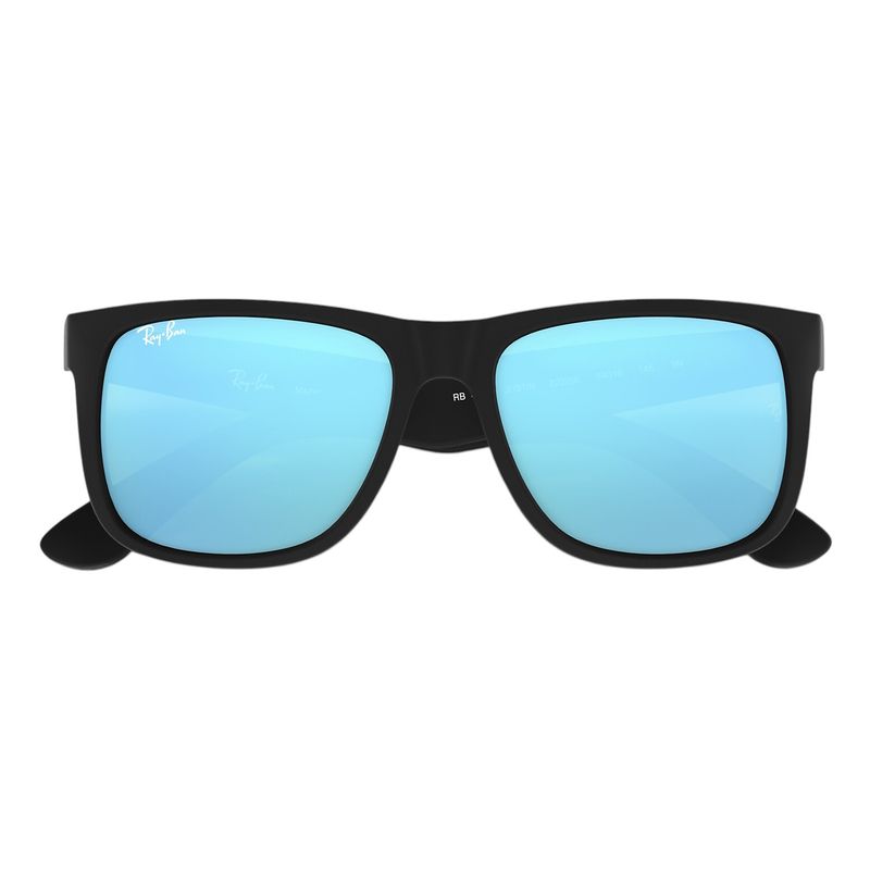 Ray-Ban-Justin-Sunglasses-Matte-Black---Blue