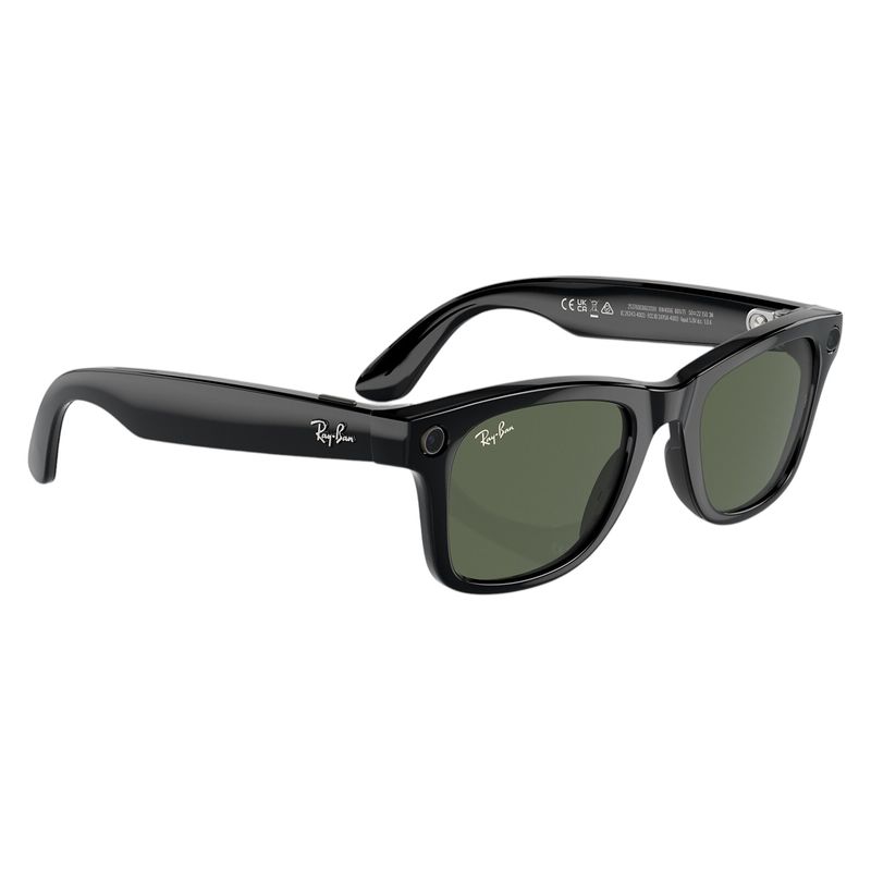 Ray-Ban-Meta-Wayfarer-Sunglasses-Black---Gnull5-Green