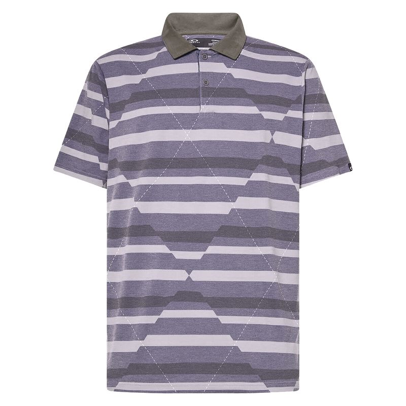 Oakley-Fractured-Argyle-Polo-Shirt---Men-s-Hybrid-Uniform-Grey