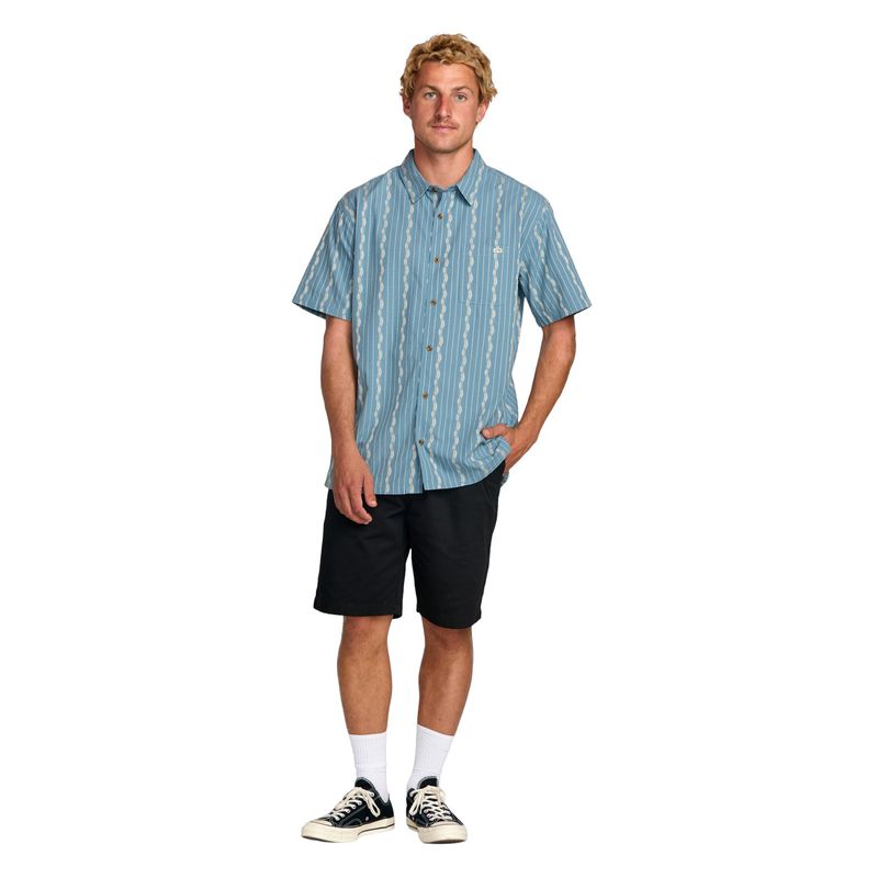 Billabong-Sundays-Jacquard-Short-Sleeve-Shirt---Men-s-Carolina-Blue