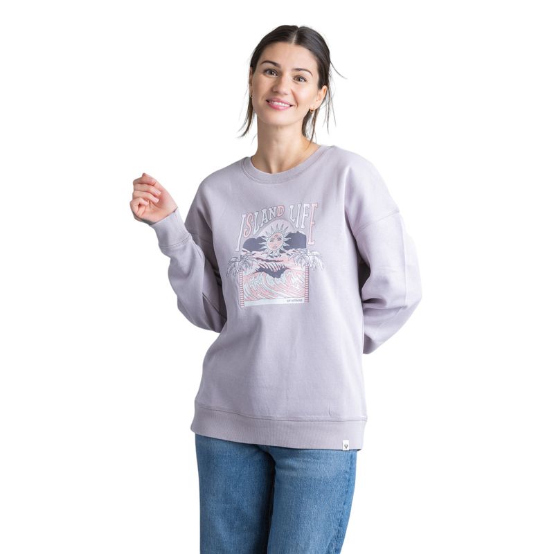 LIV-Outdoor-Gabriella-Oversized-Graphic-Crew-Sweatshirt---Women-s-Cloud-Gray-Island-Life
