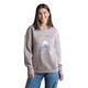 LIV Outdoor Gabriella Graphic Crew Sweatshirt - Women's Silver Mink Wanderer