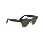 Ray-Ban-Clubmaster-Way-Sunglasses-Black---Gold---Green