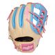 Rawlings Heart Of The Hide 11.5" Infield Glove Camel / Columbia Blue / Pink
