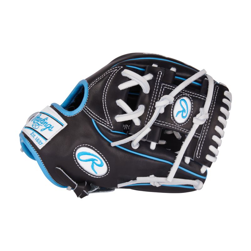 Rawlings-Pro-Preferred-934-11.5--Baseball-Glove-Black---Columbia-Blue---White