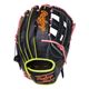 Rawlings Heart Of The Hide RGGC Baseball Glove - FEB 2025 Black Croc Skin / Pink / Orange