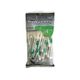 PRIDES PTS WOOD TEE 4" 50 PACK White / Green