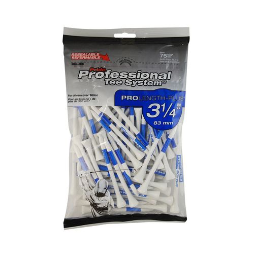 PRIDES PTS WOOD TEE 3 1/4" 75 PACK