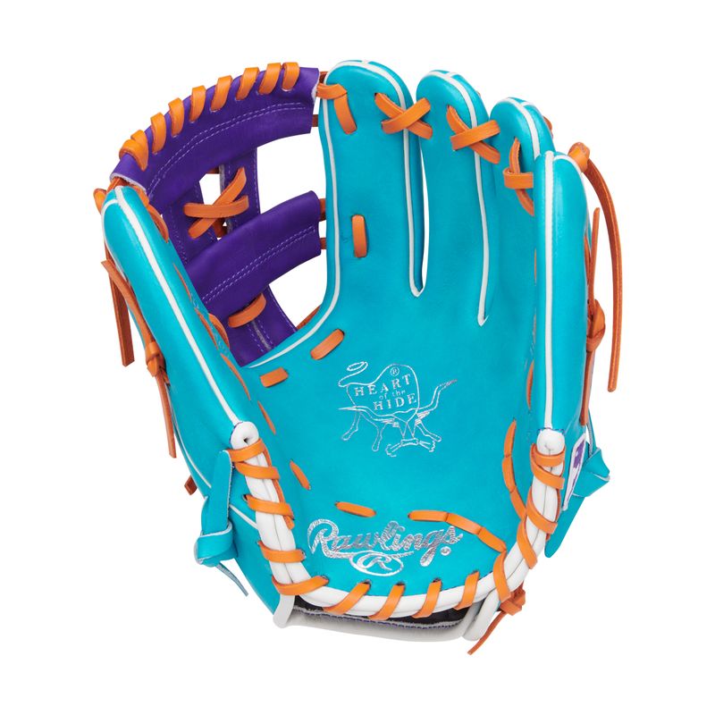 Rawlings-Heart-of-the-Hide-RGGC-Glove---April-2025-Teal---Purple---Orange