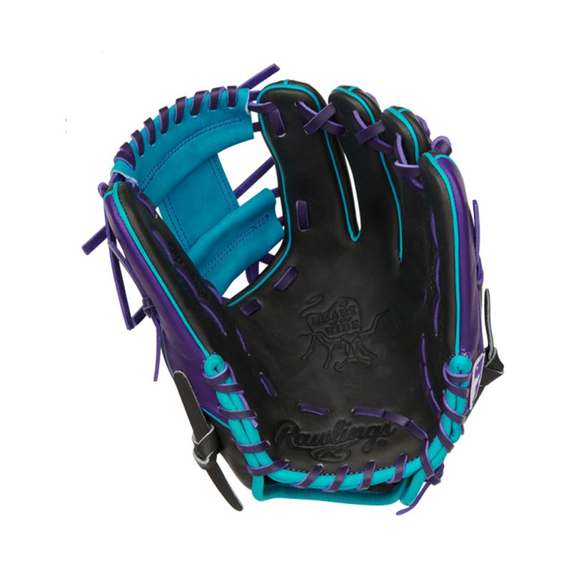 Rawlings-Heart-Of-The-Hide-RGGC-Baseball-Glove---DEC-2024-Black---Teal---Purple
