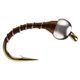 Rio Tungsten Zebra Midge Fly  Brown