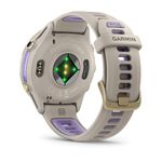 Garmin Forerunner 970 Watch Soft Gold Titanium French Gray Case/French Gray Translucent Indigo Band