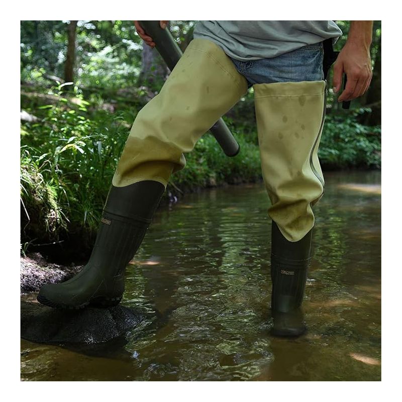 frogg-toggs-Bullfrog-Canvas-Hip-Wader-Khaki