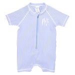 RuffleButts---RuggedButts-Short-Sleeve-One-Piece-Rash-Guard---Boys--Periwinkle-Blue-Seersucker
