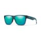 Smith Lowdown 2 Chromapop Sunglasses Matte Black / Chromapop Glass Blue Mirror