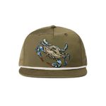 Duck-Camp-Blue-Crab-Hat-Dusty-Olive
