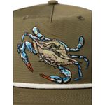 Duck-Camp-Blue-Crab-Hat-Dusty-Olive