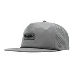 Melin Coronado Brick Hydro Snapback Hat Heather Grey