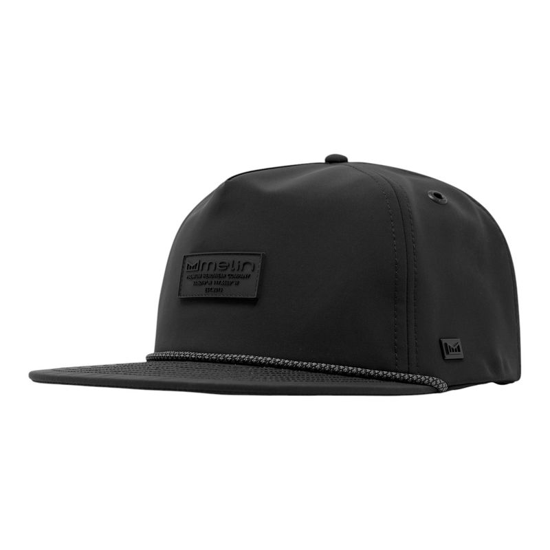 Melin-Coronado-Brick-Infinite-Thermal-Performance-Snapback-Hat-Black