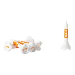 Pride-Sports-Evolution-Plastic-Golf-Tees--30-Pack--White---Orange