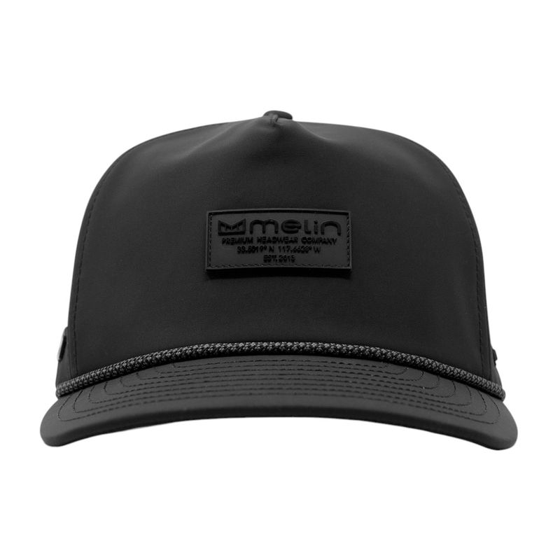Melin-Coronado-Brick-Infinite-Thermal-Performance-Snapback-Hat-Black
