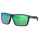 Costa Del Mar Rincon II Sunglasses Matte Black / Green Mirror 580G