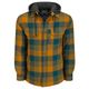 Drake Waterfowl The Campfire Flannel Hoodie - Men's Medal Bronze