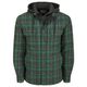 Drake Waterfowl The Campfire Flannel Hoodie - Men's Castlerock Grey