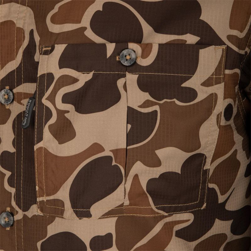 Drake-Waterfowl-8-Shot-Flyweight-Shirt---Men-s-Old-School
