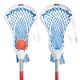 STX FiddleSTX Mini Lacrosse Stick with Ball Set - Youth White