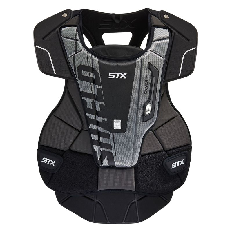 STX-Shield-400-Lacrosse-Goalie-Chest-Protector---Adult-Black---Silver