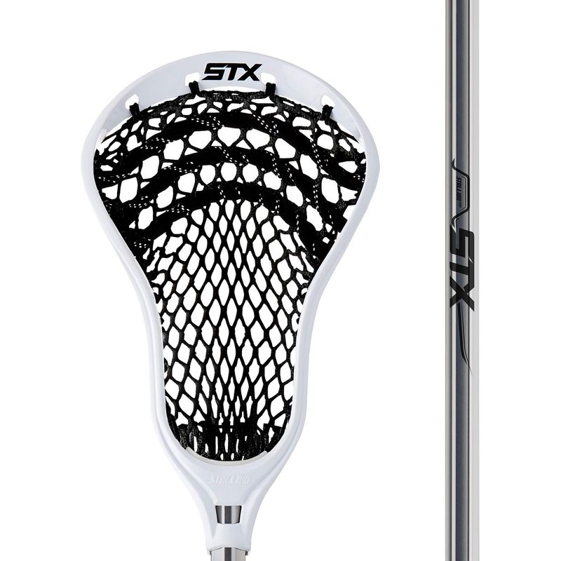 STX-Stallion-550-Complete-Lacrosse-Stick-White---Platinum