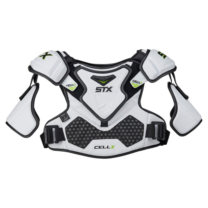 STX-Cell-V-Lacrosse-Shoulder-Pad---Adult-White