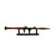Goat Guns 'Bugout' Miniature RPG Model Black / Wood
