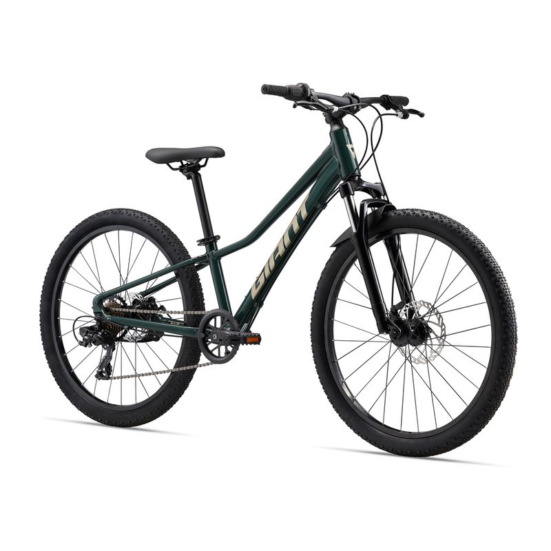 Giant-Talon-24-Disc-Bike-2025---Kids--Trekking-Green