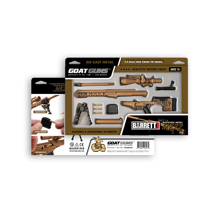 Goat-Guns-Miniature-Barrett-MK22-Model-Tan