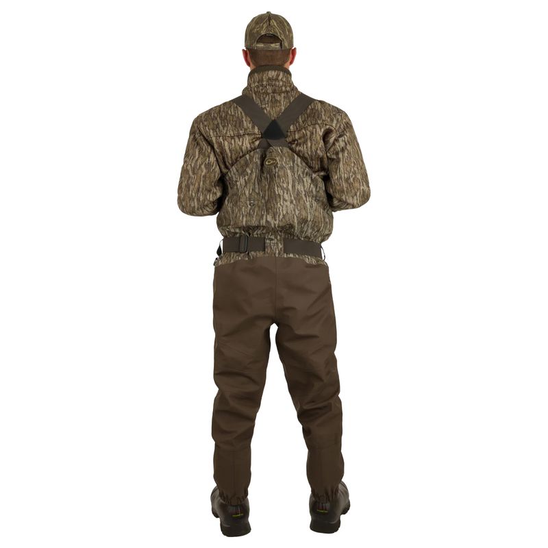 Drake Waterfowl Uninsulated Guardian Elite HND Front Zip Wader Bottomland