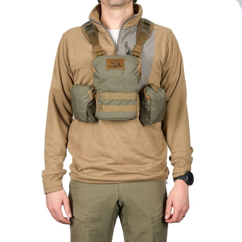 Kifaru-Deluxe-Bino-Harness-Ranger-Green