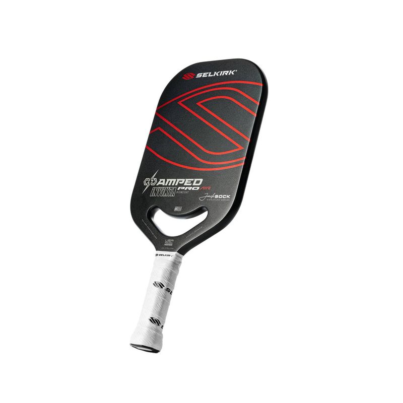 Selkirk-AMPED-Pro-Air-Invikta-Pickleball-Paddle-Black---Red