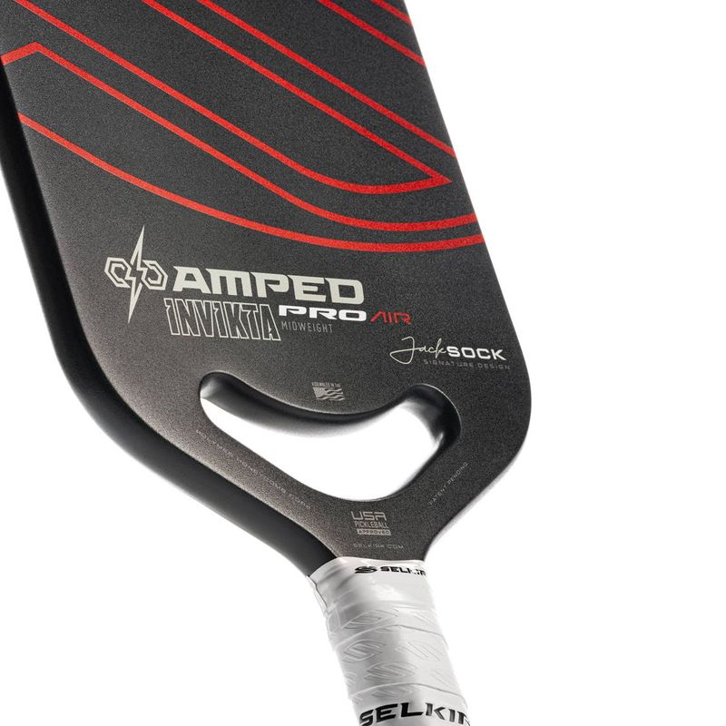 Selkirk-AMPED-Pro-Air-Invikta-Pickleball-Paddle-Black---Red