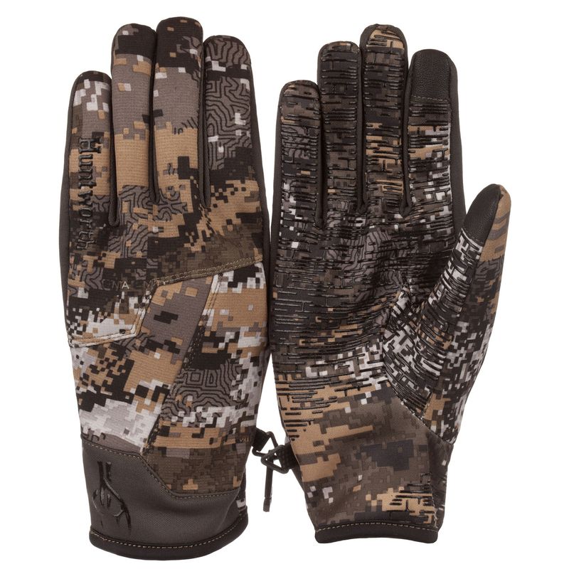 HUNTWO-Ruston-Light-Weight-Hybrid-Windproof-DWR-Shooters-Glove-Disruption
