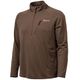 HUNTWO Gadsden Light Weight Pique Knit 1/4 Zip Pullover Ash Brown