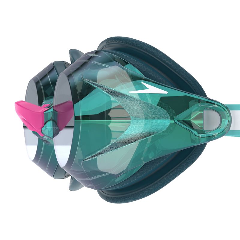 Speedo-Vanquisher-3.0-Goggle---Women-s-Dark-Teal---Steel---Emerald-Mirror