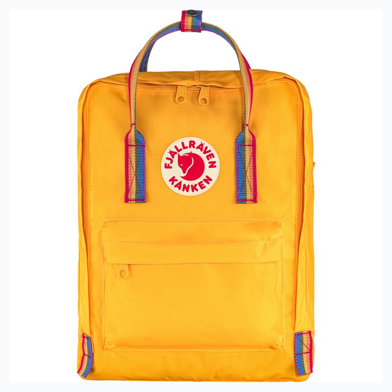 Fjallraven-Kanken-Rainbow-Backpack-Warm-Yellow---Rainbow-Pattern