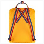 Fjallraven-Kanken-Rainbow-Backpack-Warm-Yellow---Rainbow-Pattern