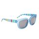 One Optic Tart Polarized Sunglasses - Girls' Matte Crystal Blue / Stripes / Smoke