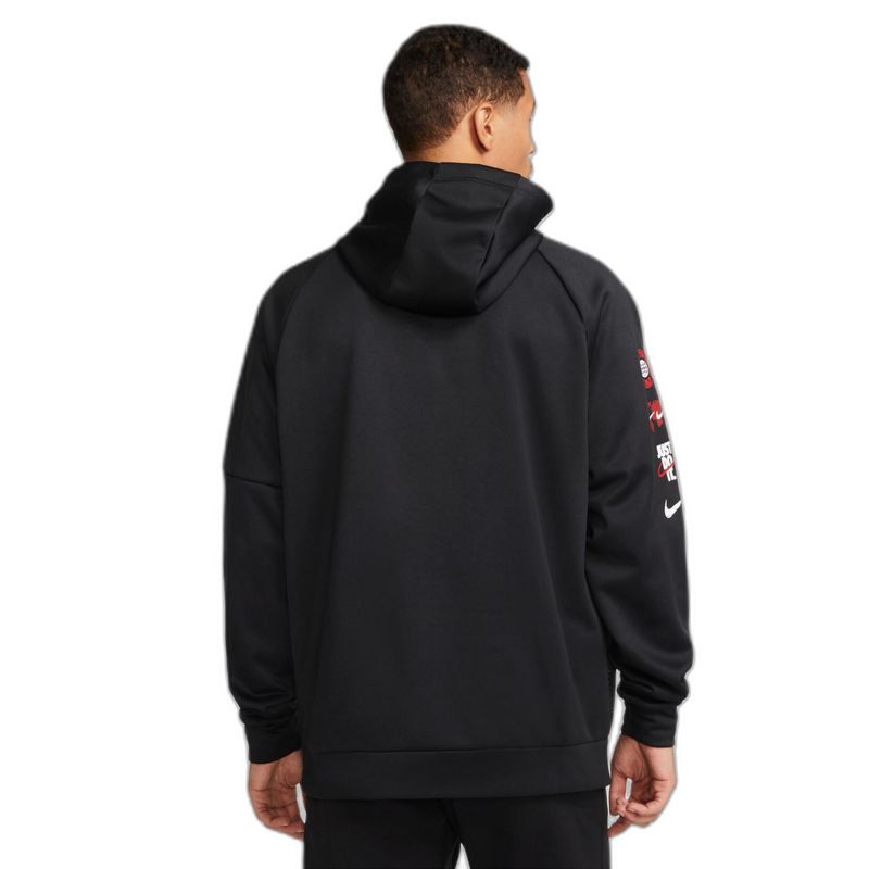 Nike-Logo-Print-Hoodie---Men-s-Black---Iron-Grey