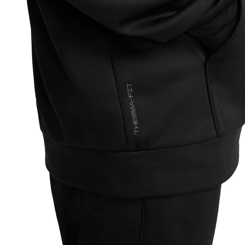 Nike-Logo-Print-Hoodie---Men-s-Black---Iron-Grey